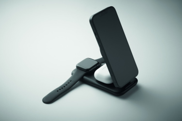 Logo trade promotional products picture of: 3 in 1 wireless charger 15W