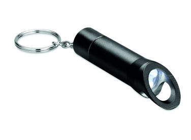 Logotrade promotional gift picture of: Metal torch key ring Ylivieska