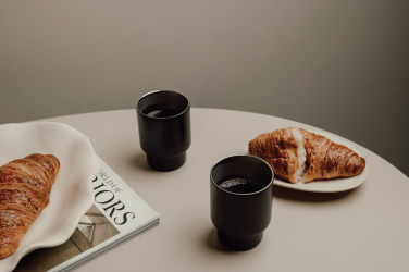 Logo trade corporate gifts picture of: VINGA Nagano RCS  recycled SS mugs, set of 2