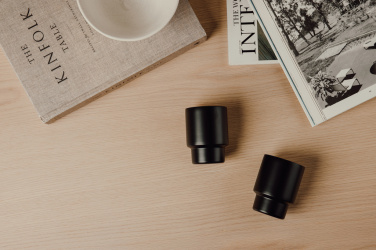 Logo trade promotional giveaway photo of: VINGA Nagano RCS  recycled SS mugs, set of 2