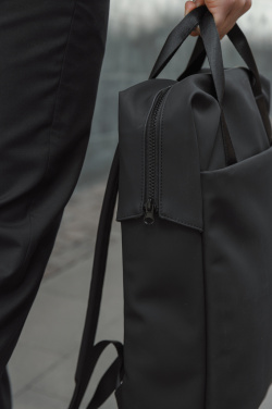 Logo trade promotional giveaway photo of: VINGA Baltimore RCS tote backpack