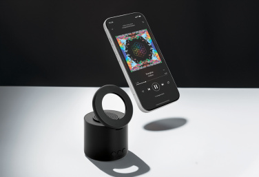 Logotrade advertising product image of: Magpulse RCS recycled plastic 3W speaker w/magnetic holder