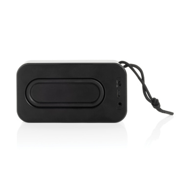 Logo trade promotional items picture of: Swiss Peak RCS recycled aluminium 10W bass speaker