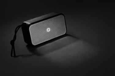 Logo trade promotional giveaways picture of: Swiss Peak RCS recycled aluminium 10W bass speaker