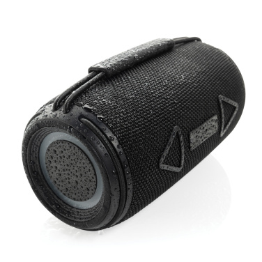 Logotrade promotional item image of: Prisma RCS recycled plastic IPX 4 waterpoof 16W speaker