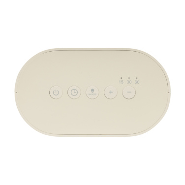 Logo trade promotional giveaways image of: LumaRise RCS reycled plastic white noise alarm clock