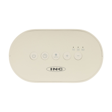 Logo trade advertising product photo of: LumaRise RCS reycled plastic white noise alarm clock