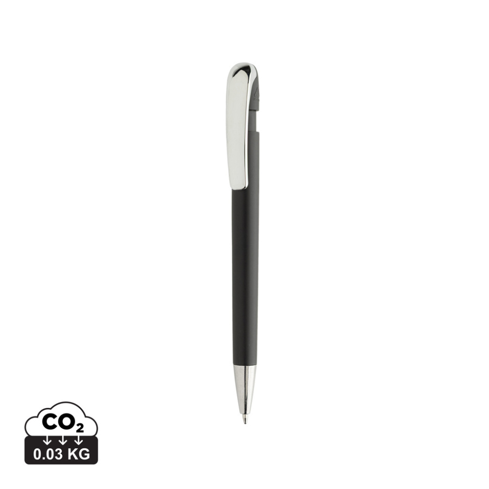 Logo trade corporate gifts image of: Glide GRS certified R-ABS Metal Clip Pen