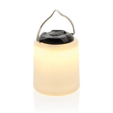 Logotrade promotional gift image of: Limio RCS recycled plastic portable re-chargeable table lamp