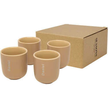 Logo trade promotional merchandise picture of: Male 4-piece 90 ml espresso cup