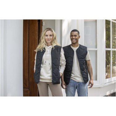 Logotrade promotional giveaway image of: Quartz GRS recycled unisex quilted bodywarmer