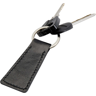 Logo trade corporate gifts image of: Puky recycled plastic keychain