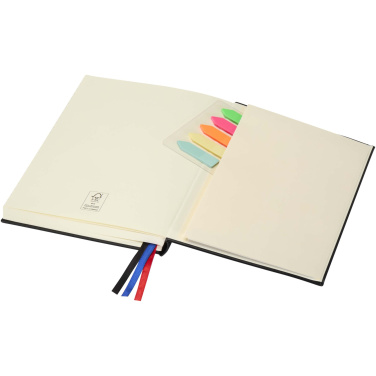 Logo trade promotional giveaway photo of: Alder A5 hard cover notebook