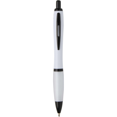Logo trade advertising products picture of: Nash recycled plastic ballpoint pen with black trims (black ink)