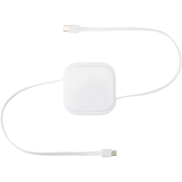 Logotrade promotional gifts photo of: Gloas 5-in-1 recycled retractable data sync and 100W fast charge cable with smartphone tool kit