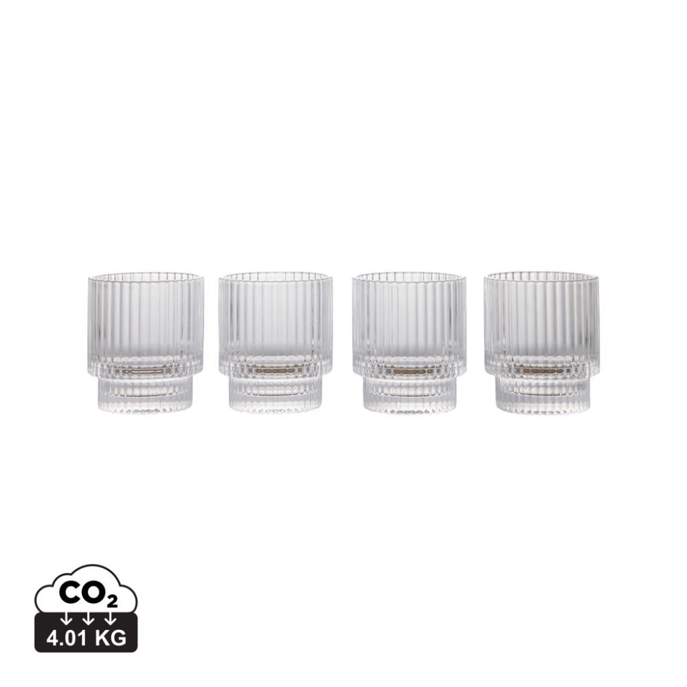 Logotrade promotional merchandise picture of: VINGA York tumbler, 4 pcs set