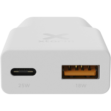 Logo trade promotional gifts image of: Xtorm XG2SL025 Go2 SlimLine 25W charger