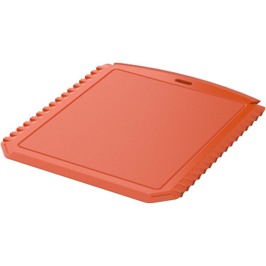 Logo trade promotional merchandise image of: Thrym rectangular recycled plastic ice scraper
