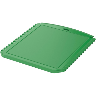 Logo trade promotional giveaways image of: Thrym rectangular recycled plastic ice scraper