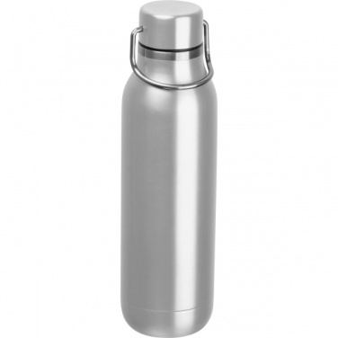 Logo trade promotional merchandise image of: Stainless steel water bottle BORGHOLM