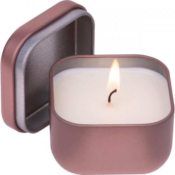 Logotrade promotional merchandise photo of: Candle in tin PRAGUE