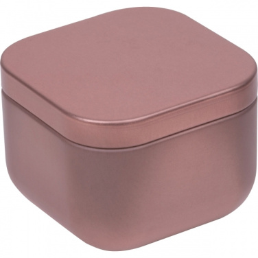 Logo trade advertising products image of: Candle in tin PRAGUE