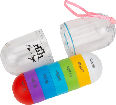 Logo trade promotional giveaways image of: Pillbox