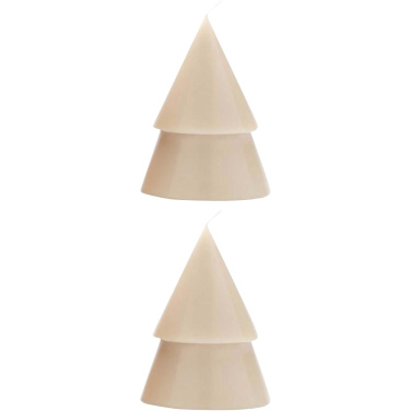 Logotrade advertising product picture of: Originalhome Xmas tree candle set of 2 - M