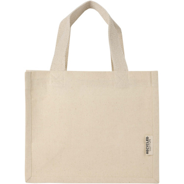 Logotrade promotional giveaway picture of: Odessa 220 g/m² GRS recycled cotton mini gusset tote bag 9L