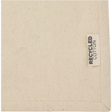 Logotrade promotional item image of: Odessa 220 g/m² GRS recycled cotton mini gusset tote bag 9L