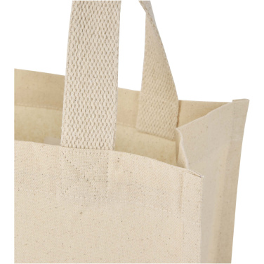 Logo trade promotional items image of: Odessa 220 g/m² GRS recycled cotton mini gusset tote bag 9L