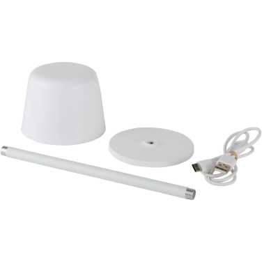 Logo trade promotional merchandise photo of: Alya rechargeable dimmable table lamp with 3 light modes