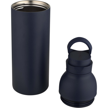 Logo trade promotional giveaways image of: Illuminate 650 ml RCS recycled double wall stainless steel water bottle with 3-piece lid set