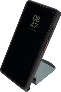 Logo trade corporate gifts image of: Phone holder with wireless charger