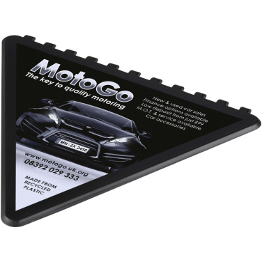 Logo trade promotional items picture of: Frosty triangular recycled plastic ice scraper
