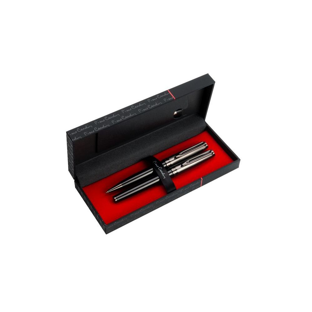 Logo trade promotional product photo of: Writing set with ballpoint pen and fountain pen ODETTE Pierre Cardin