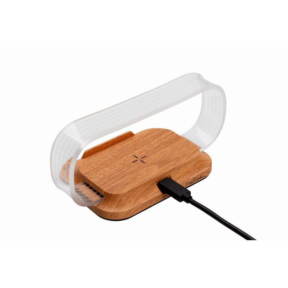 Logotrade promotional merchandise image of: Phone stand with wireless charger JEROME Pierre Cardin