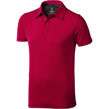 Logo trade advertising products picture of: Markham short sleeve men's stretch polo