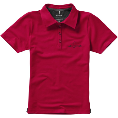 Logo trade promotional merchandise image of: Markham short sleeve women's stretch polo