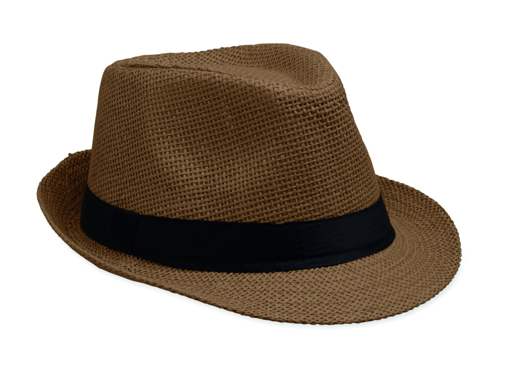 Logo trade advertising products picture of: Paper straw hat