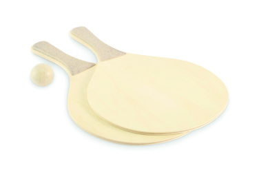 Logo trade promotional merchandise photo of: Beach racket set