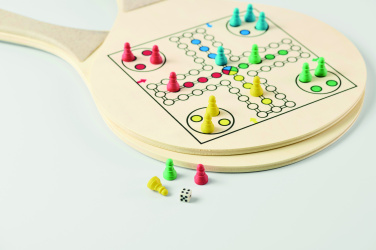 Logo trade promotional giveaways picture of: Beach racket set