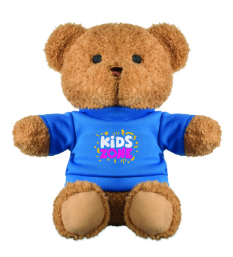 Logo trade advertising products picture of: Teddy bear with t-shirt 23 cm