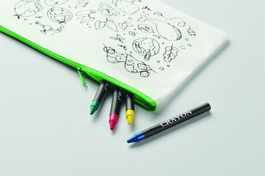 Logotrade promotional gift picture of: Pencil case with 4 crayons