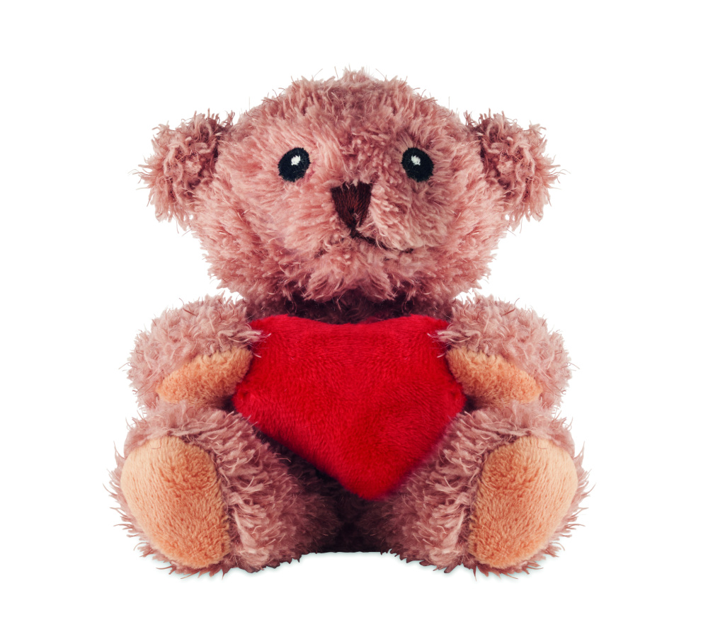Logotrade business gift image of: Teddy bear plush with heart