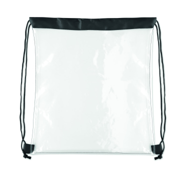 Logotrade promotional merchandise image of: Transparent drawstring bag
