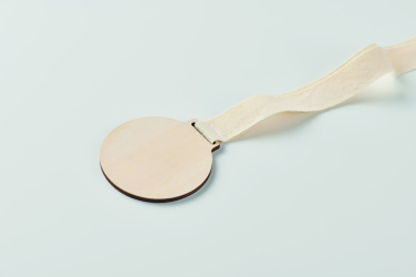 Logo trade promotional gift photo of: Wooden medal