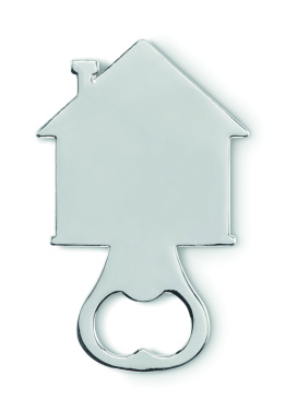 Logo trade promotional merchandise picture of: House shape bottle opener