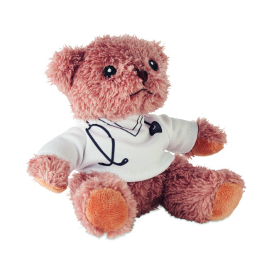 Logo trade promotional gifts image of: Teddy bear plush doctor