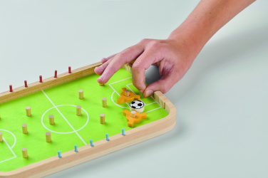 Logo trade business gifts image of: Wooden soccer game